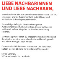 Grußworte vom Kreisrat E. Corongiu